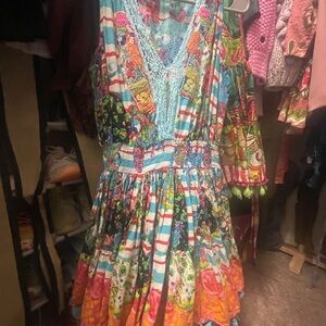 Colorful Bohemian Mini Dress